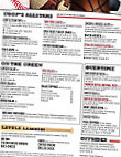 Coop's And Grill menu