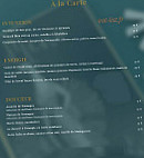 La Cascade Insolite menu