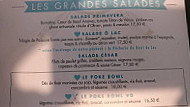 Ô Lac menu