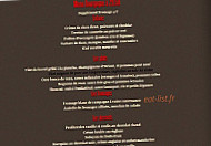 Le Delice des Galets menu