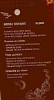 La Villa Céleste menu