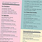 Creperie Savoury Sweet menu