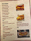 Joe's Cafe menu