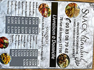 Snack Istanbul menu