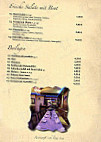 Restaurant Olympia menu