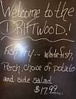 Driftwood Restaurant Sportsbar menu