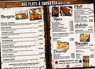 Le Nossiub menu