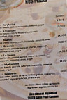 La Douane menu