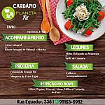 Planeta Fit menu