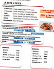 Dominute Pizza menu