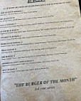 The Carriage House Tavern menu