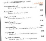 Chez Laurent menu