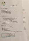 L'escale menu