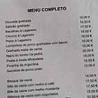 O Magoito menu