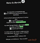 Le St Valentin menu