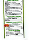 Greenstar menu