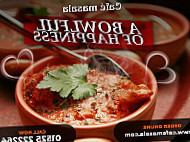 Cafe Massala food