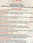 Le For Eat menu