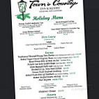 Town And Country Inn And Resort In The White Mountains Of New Hampshire menu