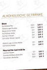 Kuchenbar menu