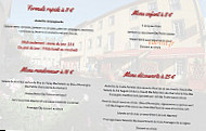 La Vieille Auberge menu