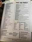 Phat Boy Sushi menu