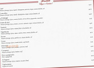 La Trattoria Di Montlignon menu