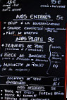 Le Coq D'or menu