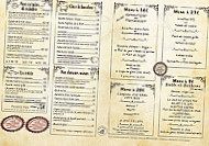 Le Café Du Donjon menu