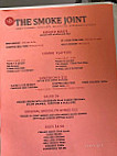 Smoke Joint Catskills menu