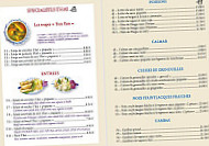 La Tour de Jade menu