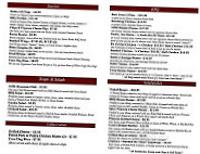 Streaking Moose Bbq menu