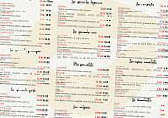 Bacioni menu