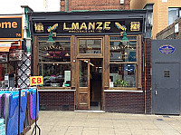 L Manze outside