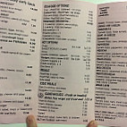 Madonna's Cafe menu