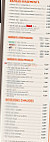 Brasserie des Europeens menu