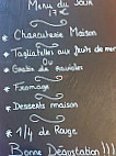 La Table A Tonton menu