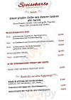 Loreley menu