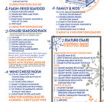 Cove Lakeside Bistro menu