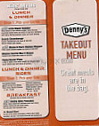 Denny's menu