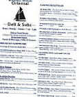 Oriental Deli Subs menu