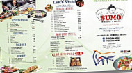 Sumo Steakhouse Sushi menu