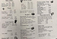 Dairy Point menu