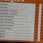 Friterie De La Zone menu