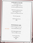 Raffiné menu