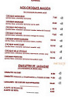 La Belle Epoque menu