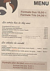 Le Bistro Francais menu