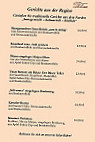 Restaurant Am Ihlsee menu