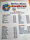 Iwakrez menu