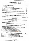 Quai Sud menu